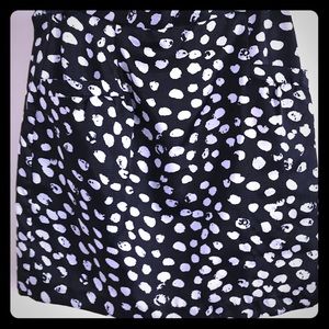 Forever 21 Black & White Polka Dot Skirt